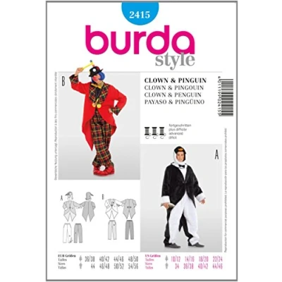 Bild av Skärmönster Burda 2415 Fasching St. 3650