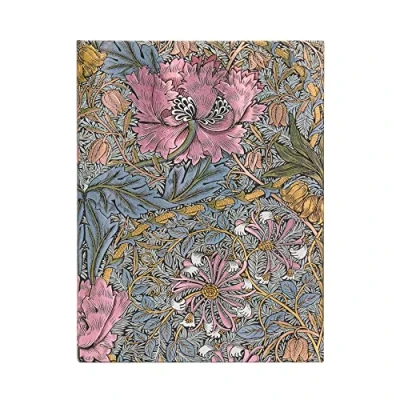 Bild av Carnet à couverture rigide Morris Chèvrefeuille Rose Ultra Non ligné 144 p.: Hardcover, 120 gsm, ribbon marker, memento pouch, elastic closure, book edge printing