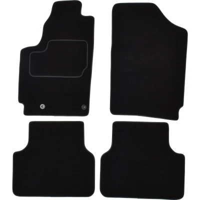 Bild av MAMMOOTH A041 PGT435 PRM 01 Ensemble de tapis sol Textile avant et arrière 4 noir PEUGEOT: Partner I Van