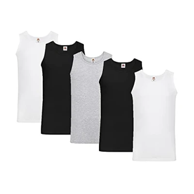 Bild av Fruit of the Loom Lätt linne för män (5 pack), M