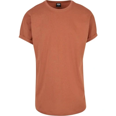 Bild av Urban Classics LONG Shaped Turnup Tshirt bas, Storlek: 4XL, Terracotta