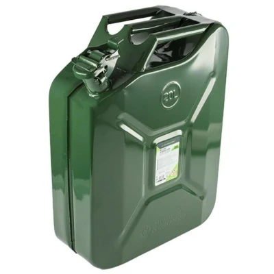 Bild av CARMOTION 86042 Bensindunk 20l Metall med handtag grön