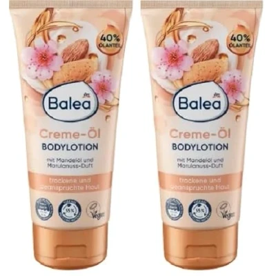 Bild av Balea Body Lotion kräm olja mandelolja &amp; marulanusdoft, 2 x 200 ml