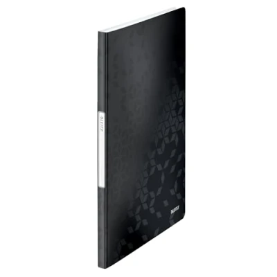 Bild av Leitz WOW Demopärm, A4, 20 fickor, rymmer 40 ark, svart, 46310095