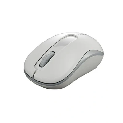 Bild av Rapoo M10 Plus trådlös mus 2,4 GHz datormus 1000 DPI sensor 12 månaders batteritid, ergonomisk för PC och Mac vit