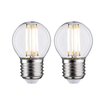 Bild av Paulmann LED droppe E27 5W 2 700 K filament 2 pack