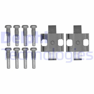 Bild av DELPHI LX0543 Kit d&#039;accessoires, plaquette de frein à disque BMW: 1 5 portes, 3 Berline, Coupe, MINI: 3/5 portes