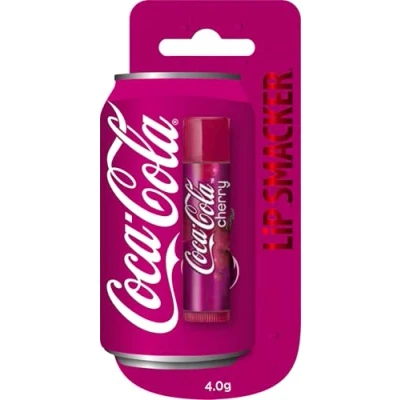 Bild av Lip Smacker Coca Cola Collection, Cherry Coke Smaksatt Läppbalsam Inspirerad av Cola, Återfuktande och Uppfriskande, Enkel Blisterförpackning