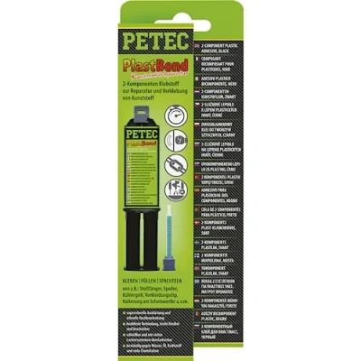 Bild av PETEC 98325 Kit de réparation, réparation des plastiques 40C +140C noir polissable, résistant à l&#039;huile, revernissable Cartouche 24