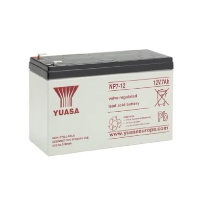 Bild av NP7 12 12v 7Ah 20HR Yuasa blybatteri uppladdningsbart batteri NP6