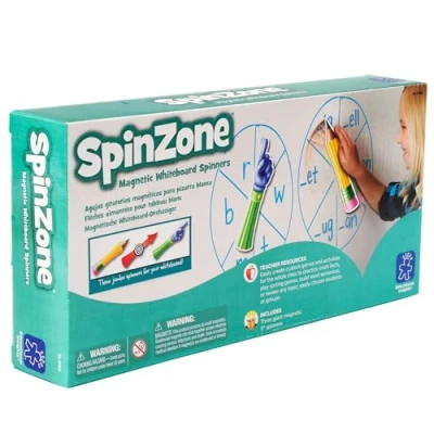 Bild av Learning Resources SpinZone Framsidan av Klass Vittavla Spinnare 3 Stycken Set, 27.5 cm Längd