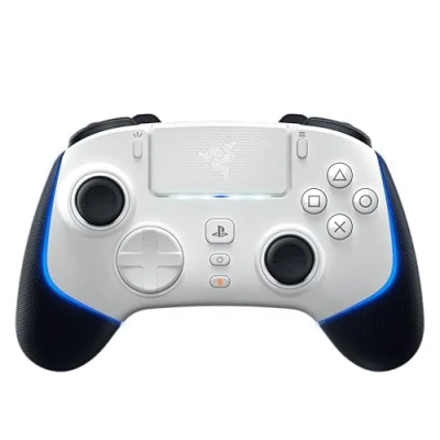 Bild av Razer Wolverine V2 Pro Trådlös spelkontroll för PS5 och PC (trådlös HyperSpeed, mecha taktila actionknappar, 8 vägs kontrollpanel med mikrobrytare, HyperTrigger) Mercury