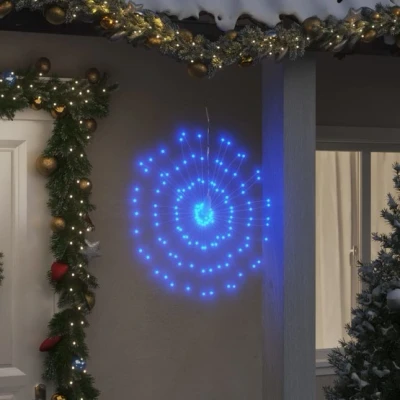 Bild av VidaXl Julbelysning 140 Led Blå 17 Cm
