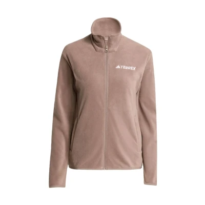 Bild av adidas Kvinnor Terrex Multi Essentials Full Zip Fleece Jacket, Trace Brown, S