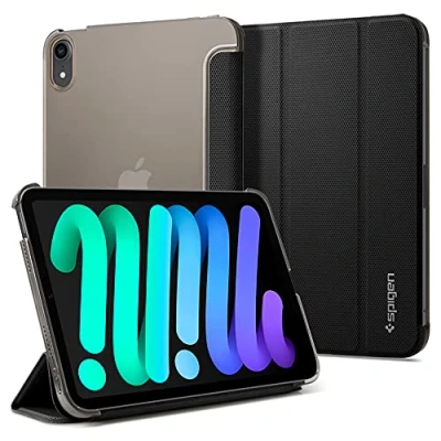 Bild av Spigen Liquid Air Folio fodral kompatibelt med iPad Mini 7/6 (2024/2021) 8,3&quot; 7:e/6:e generationen svart