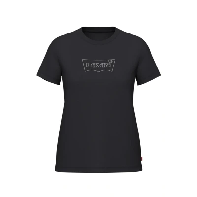 Bild av Levi&#039;s Plus Perfect TEE Tshirt med print, Storlek: 50/52, Anthracite
