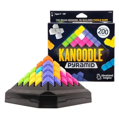 Bild av Learning Resources Kanoodle Pyramid Hjärna &amp; Logik Pussel Utmaningsspel, Spel för Barn, 200 2D 3D Pussel, 7+ år