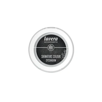 Bild av lavera Signature Colour Eyeshadow Black Obsidian 03 svart ekologisk mandelolja &amp; E vitamin vegansk matt intensiv färgbehandling (1 styck), 1,7 gram