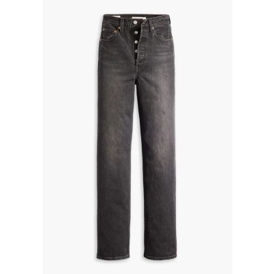 Bild av Levi&#039;s Ribcage FULL Length Button FLY Jeans straight leg, Storlek: 32x34, Static noise overload