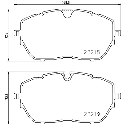 Bild av HELLA 8DB 355 024 731 Jeu de plaquettes frein non préparé pour indicateur d&#039;usure avec vis d&#039;étrier accessoires