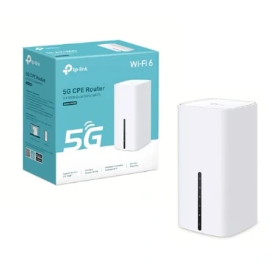 Bild av TP Link Archer NX200 5G Wi Fi router 6 AX1800 Mbps med SIM, Dual Band, Plug &amp; Play, Gigabit WAN/LAN port, 4K QAM, Beamforming, 8 x 5G/LTE, 2 Internantenner, EasyMesh, HomeShield