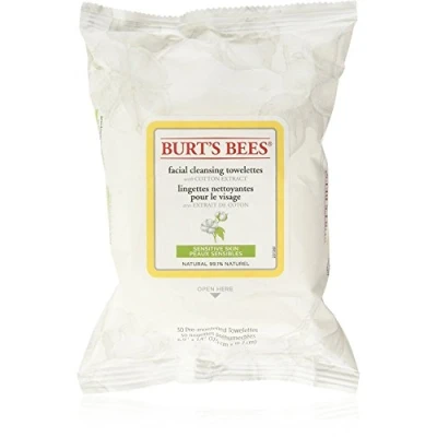 Bild av Burt&#039;s Bees känslig hud rengöringsdukar 30