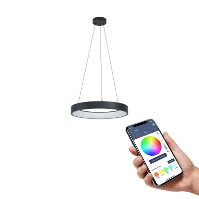 Bild av EGLO connect.z Smart Home LED pendellampa Marghera Z, hängande lampa, ZigBee, app och röststyrning, ljusfärg justerbar, dimbar