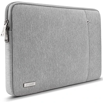 Bild av TECOOL 13 tums laptopfodral för 13,6 Macbook Air M2/A2681 2022, Air/Pro M2, M1 20222018, 12,3 Surface Pro 9, 8, 7, 6, 5, 4, DELL XPS tum, vattentätt skyddsfodral (grå)