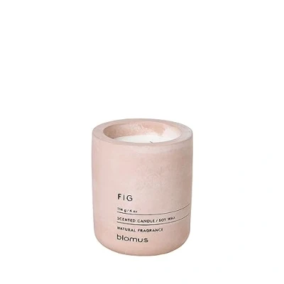 Bild av blomus FRAGA Doftljus S tillverkat av sojavax, rosendamm, högkvalitativ rumsdoft, karakteristisk betonggook, doft FIG, 24 h brinntid, särskilt sot (H/B/D: 8 x 6,5 cm, Rose Dust, 65650)