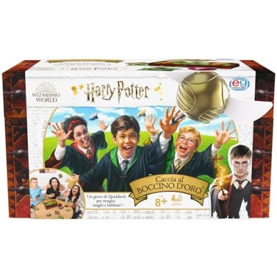 Bild av Spin Master Games Harry Potter Gyllene Munsjakt, Quidditch brädspel för häxor, trollkarlar och mugglar, spel hela familjen från 8 år