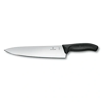 Bild av Victorinox, Swiss Classic, Profi Tranchiermesser, Extra Scharfe Klinge, gerader Schliff, 25 cm, Robuster Kunststoffgriff, Rostfreier Stahl, schwarz