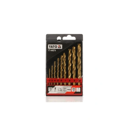 Bild av YATO YT 44674 Kit de forêt spiralé pour métal 1, 2, 3, 4, 5, 6, 7, 8, 9, 10 1