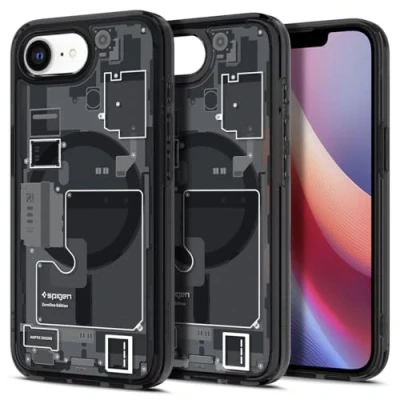 Bild av Spigen Ultra Hybrid MagSafe Zero One Black iPhone 16e