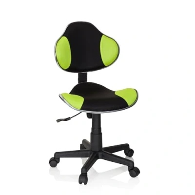 Bild av hjh OFFICE Snurrstol 634130 KIDDY GTI 2 Ergonomisk kontorsstol för barn, Innovativ design på skålad sits, Kromfärgat kantskydd, Tvåfärgad stoppning, Mesh, Gör lärandet roligt, Rekommenderad ålder: