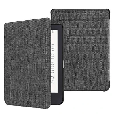 Bild av FINTIE Fodral för Kobo Clara HD tunt lätt skyddsfodral magnetisk stängning automatisk väckarklocka/sömnfunktion 6&quot; eBook Reader 2018, denim kol