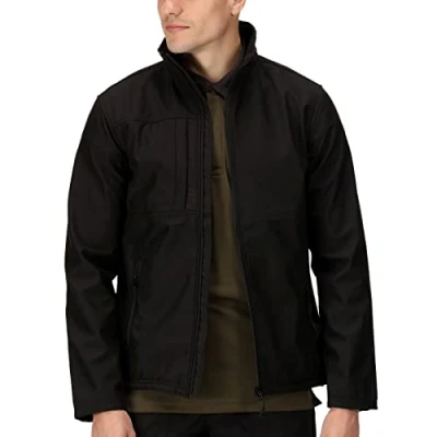 Bild av Regatta Professionell Mens Octagon II utskrivbart 3 lagers membran Softshell svart