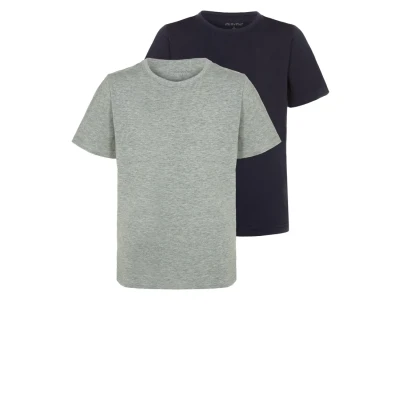 Bild av Minymo SS MPACK: 2 Tshirt med print för barn, Storlek: 110, Dark navy