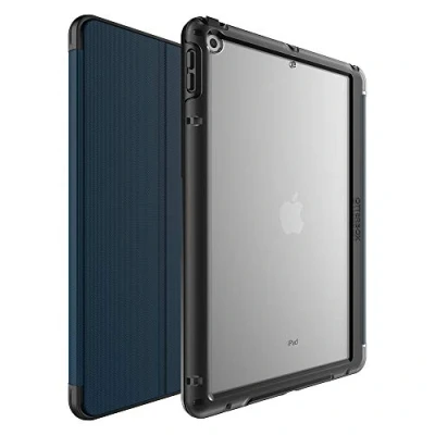 Bild av OtterBox Symmetry Folio Case för iPad 10.2 Tum (7:e gen 2019 / 8:e 2020 9:e 2021), stöttåligt, fallskyddat, tunt skyddande foliofodral, testad till militärstandard,Blå