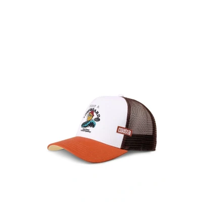 Bild av Coastal Vit Trucker Keps Hft Easy Lemon White/Rust/Brown A Frame @ Hatstore