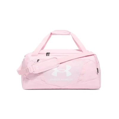 Bild av Under Armour UA Obestridlig 5.0 Medium duffelväska Prime rosa/Prime rosa/vit OSFM, rosa/vit, One Size, väska
