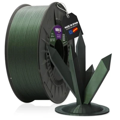 Bild av WINKLE Smaragd grön interferens PLA HD filament 3D skrivarfilament 1,75 mm 300 g Dimensionell noggrannhet spole