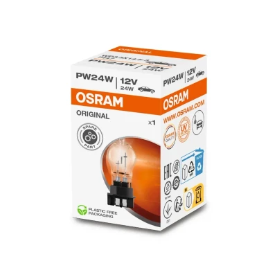 Bild av OSRAM 7447 Glödlampor 12V 24W PW24W AUDI: Q2 (GAB) 30 TDI, TFSI, 35 40 TFSI quattro, 2.0 SQ2 quattro