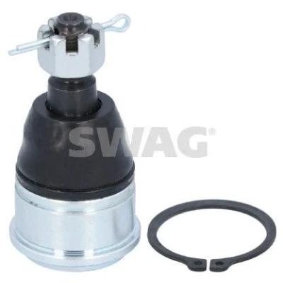 Bild av SWAG 33 10 4280 Spindelled framaxel vänster, höger, Nedre med säkringsring kronmutter och sprint för tvärlänkarm 85mm