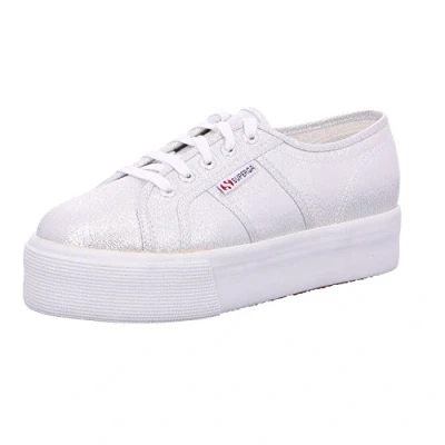 Bild av Superga Unisex 2790 lamew sneakers, Grågrå silver 031 39 EU