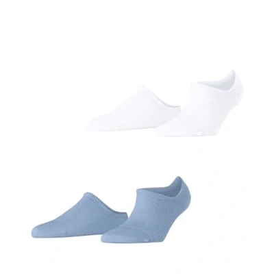Bild av Esprit sneakerstrumpor för kvinnor (2 pack), Flerfärgad (vit blå 0030), 39 42 EU