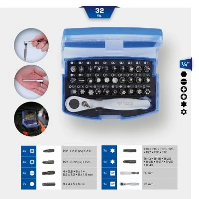 Bild av KS TOOLS BT053532 Coffret d&#039;embouts pour tournevis