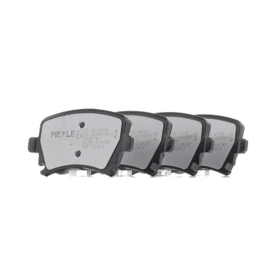 Bild av MEYLE 025 239 1417/PD Jeu de plaquettes frein PD Quality Essieu arrière préparé pour indicateur d&#039;usure avec tôle anti bruit