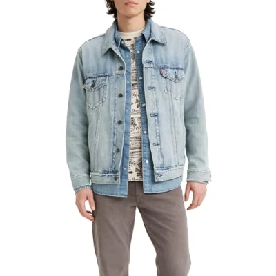 Bild av Levi&#039;s NEW Relaxed FIT Trucker Jeansjacka, Storlek: XS, Huron waves