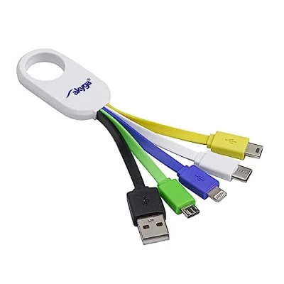 Bild av AKYGA AK AD 51 multiadapter 5 i 1 USB A C Micro Mini Lightning laddningskabel