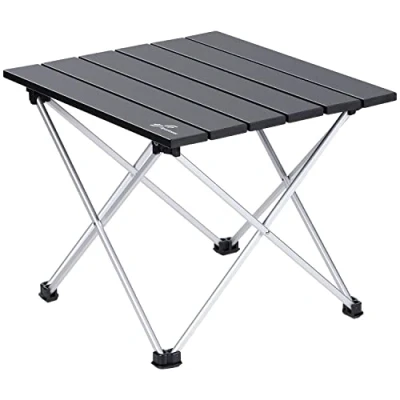Bild av Bärbart fällbord, picknickbord utomhus med förvaringsväska, aluminiumlegering hopfällbart bord för camping picknick matlagning trädgård vandring resor